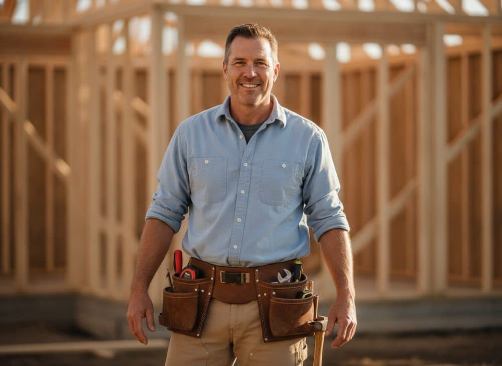 An independent contractor on a job site