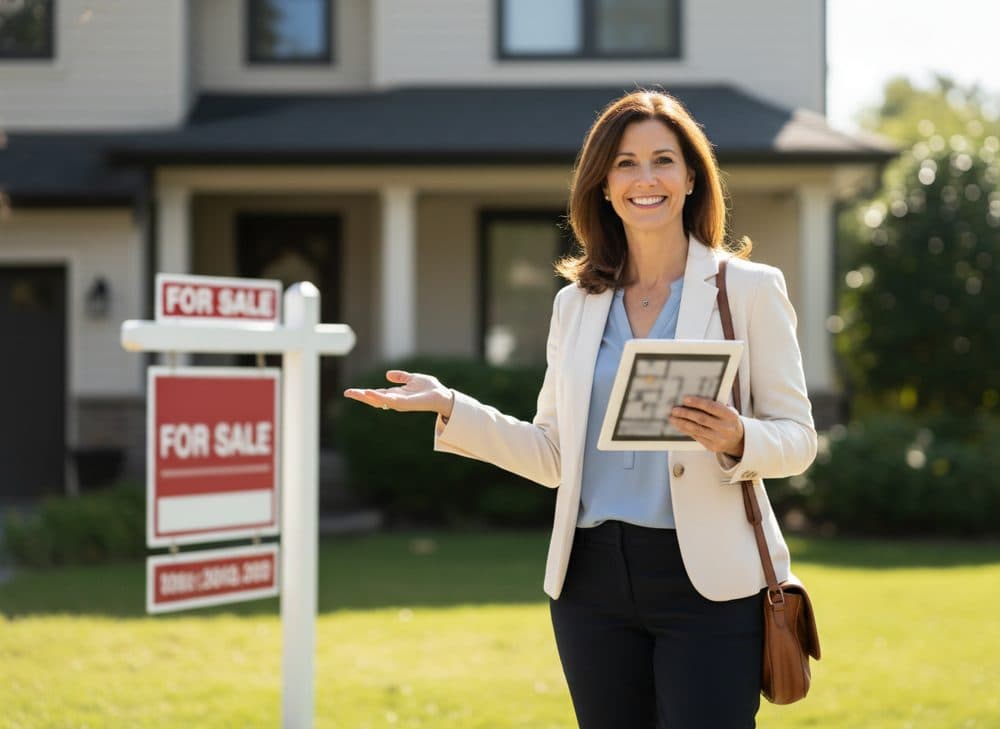 A real estate agent